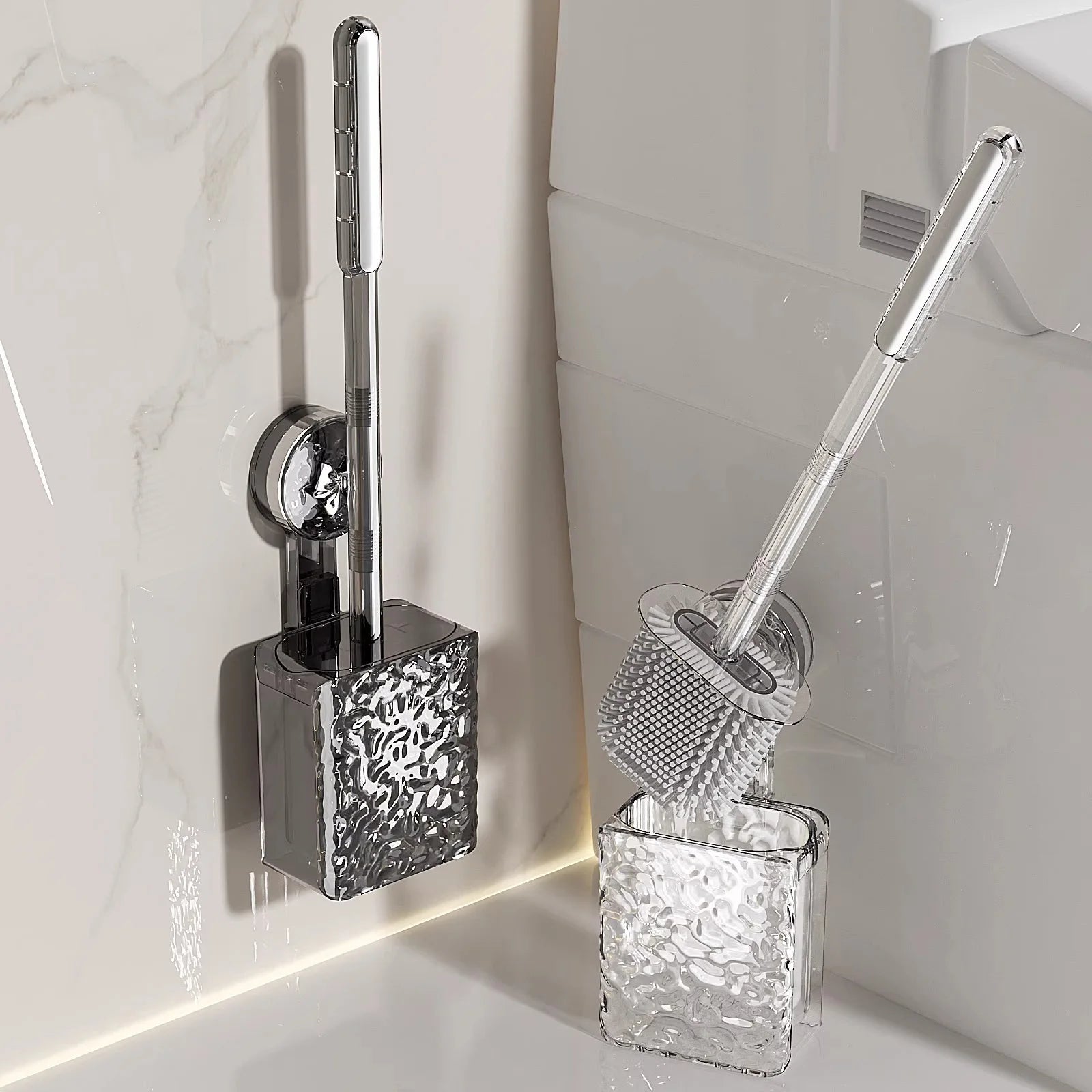 Wall-Mounted Toilet Brush