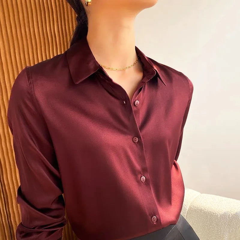 Elegant Satin Blouse