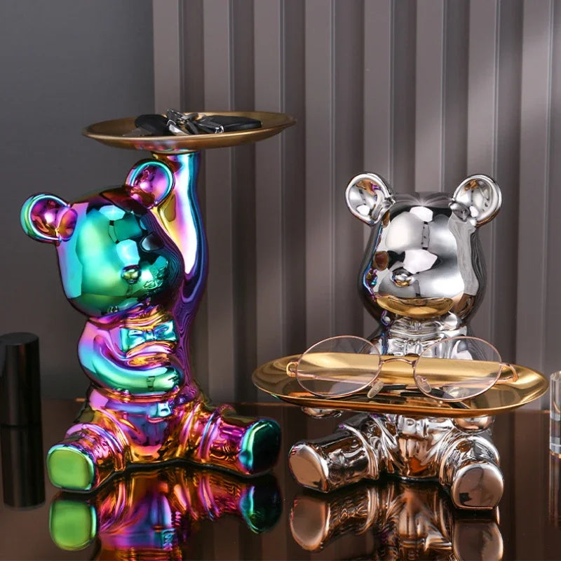 Luxury Ceramic Bear Statues