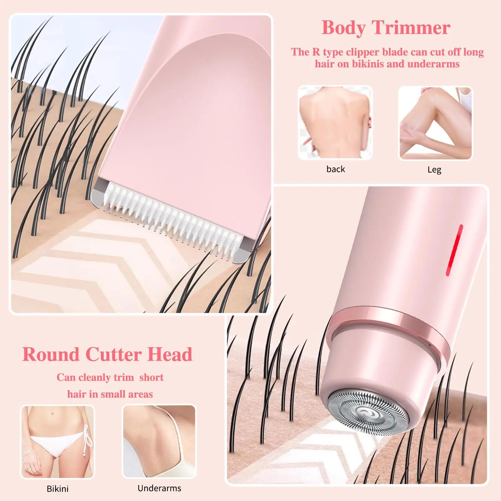 2-in-1 Dual-Head Painless Electric Shaver