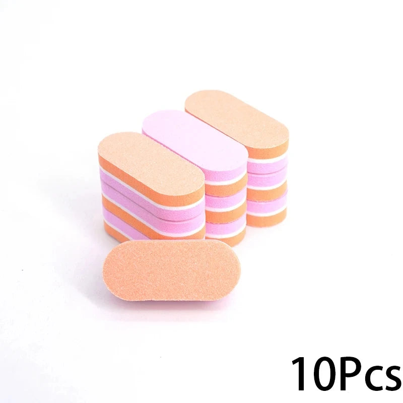 Mini Double-Color Nail Buffer Sponge Blocks