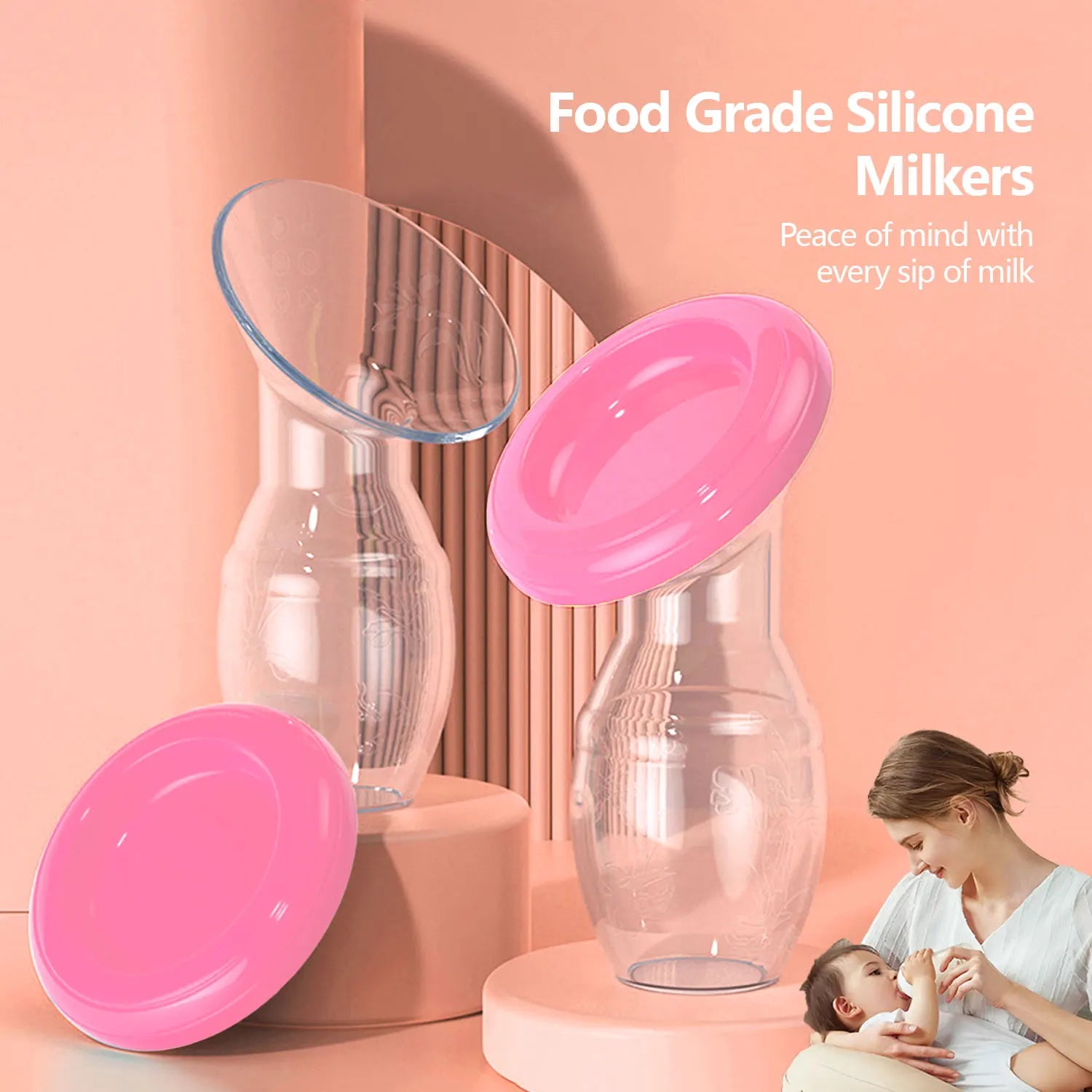 Portable Silicone Breast Pump