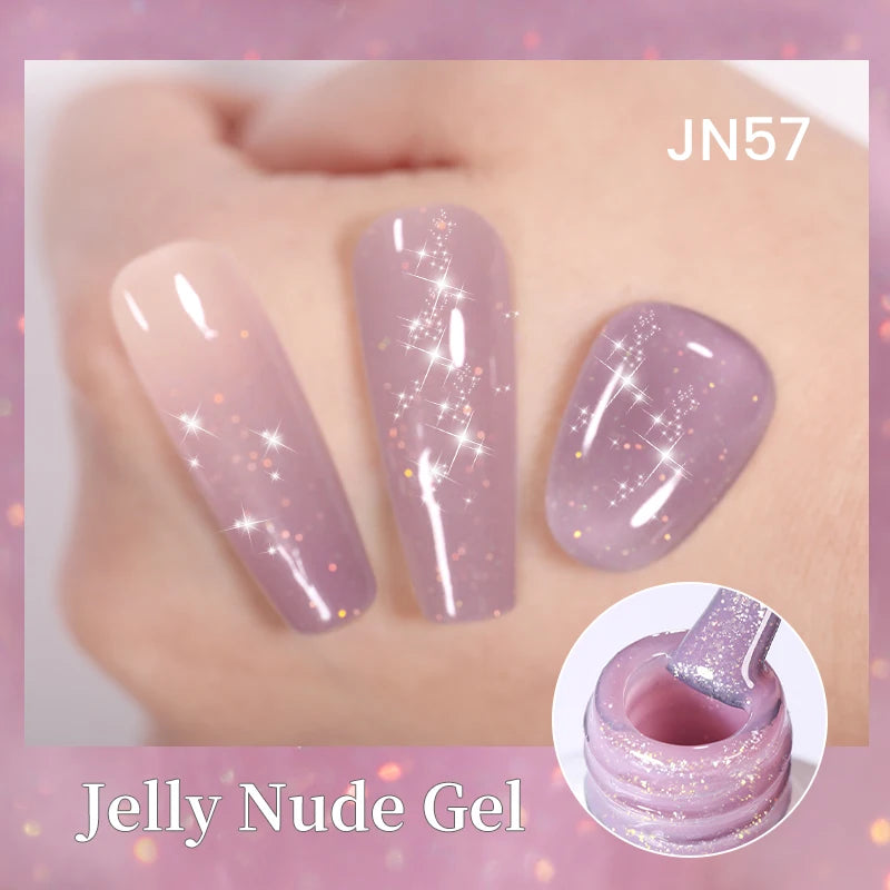 Champagne Gold Reflective Glitter UV Gel Polish