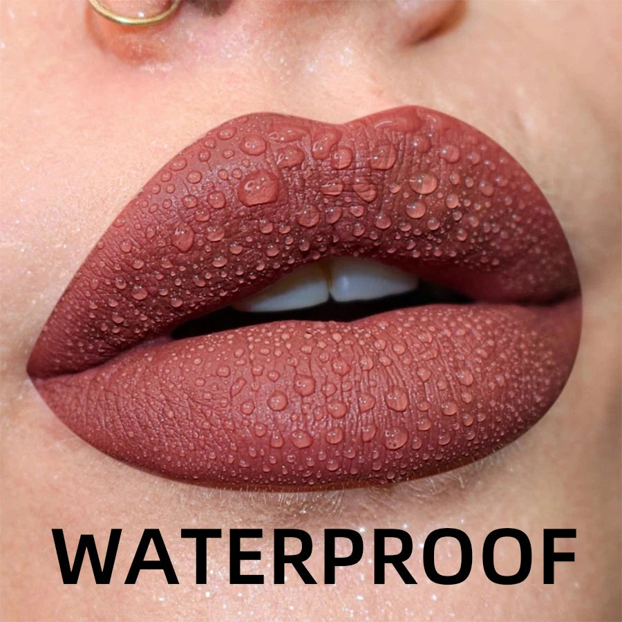 19-Color Matte Velvet Lip Gloss Collection