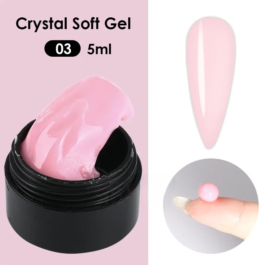 Crystal Soft Solid Extension Nail Gel