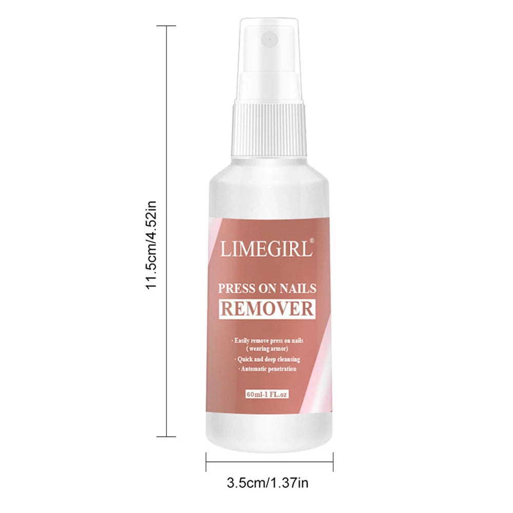 60ml Nail Gel Remover Softens Fake Nails