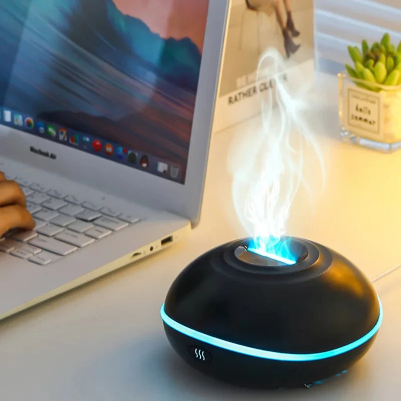 Flame Aroma Diffuser Lamp And Humidifier