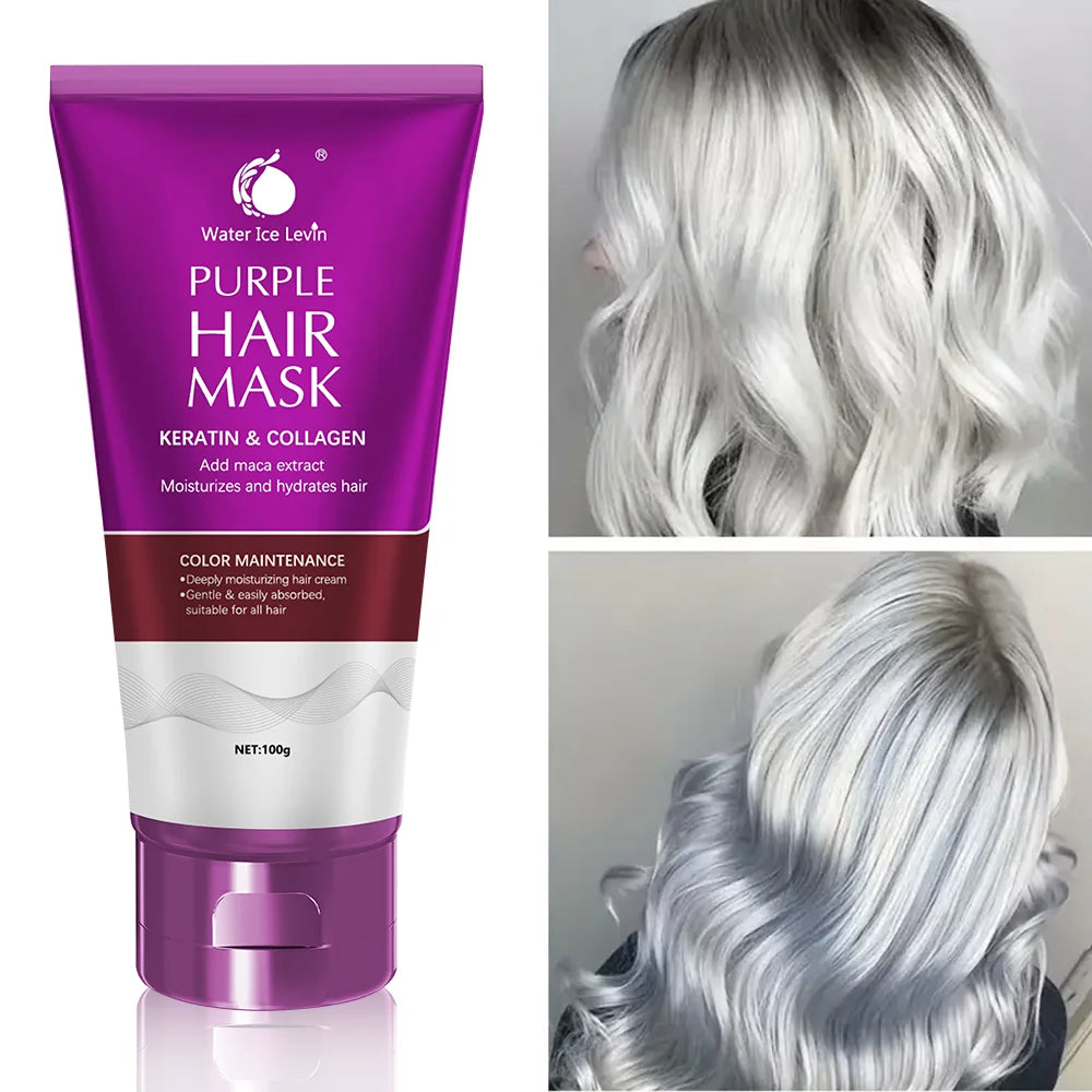 Purple Keratin Biotin Hair Mask