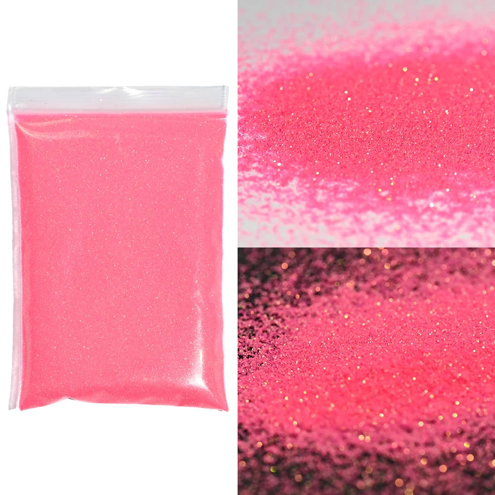 Blue-Green Luminous Nail Powder