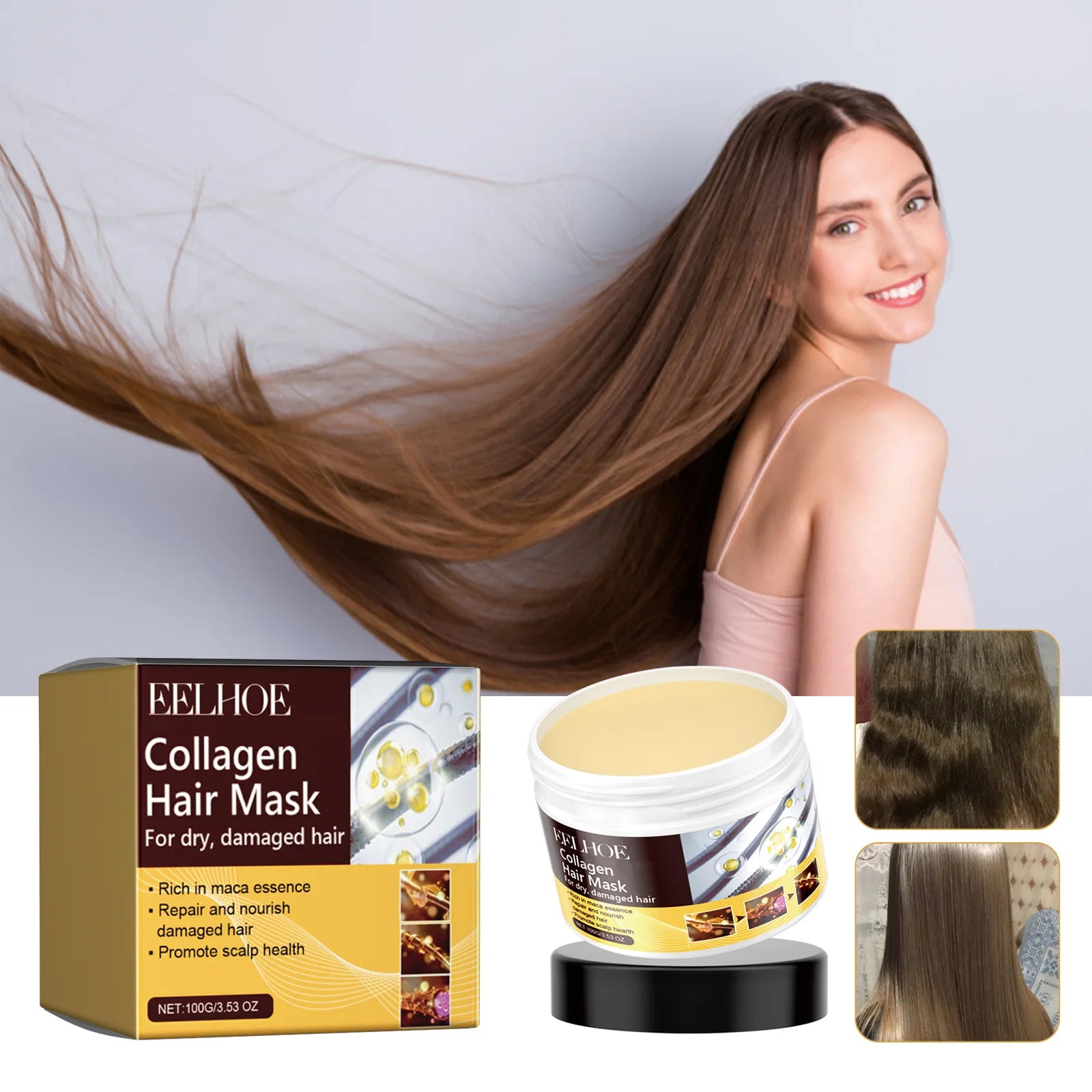 Deep Collagen Hair Mask Hydrates