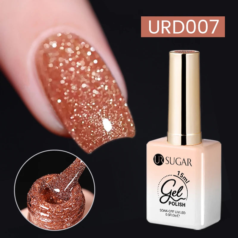 15ml Silver Reflective Nail Gel Polish