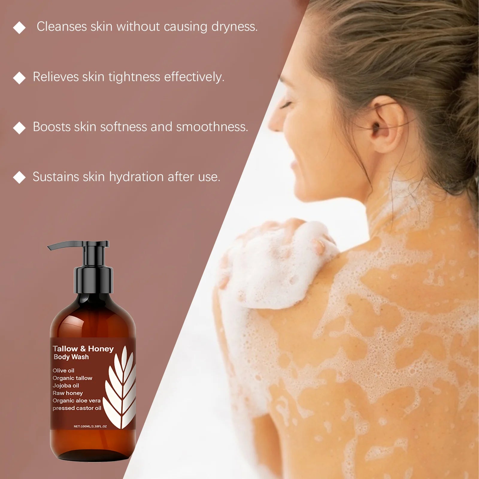 Tallow Honey Moisturizing Body Wash