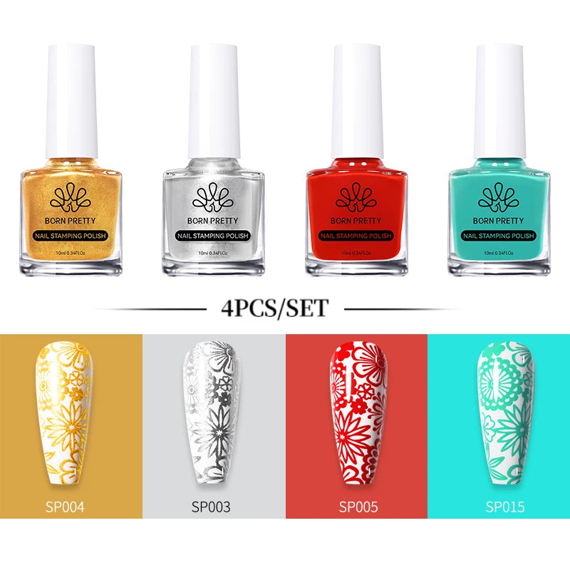 10ml Stamping Nail Polish Set