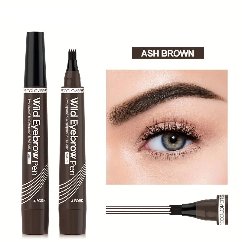 Waterproof 4-Tip Eyebrow Pen