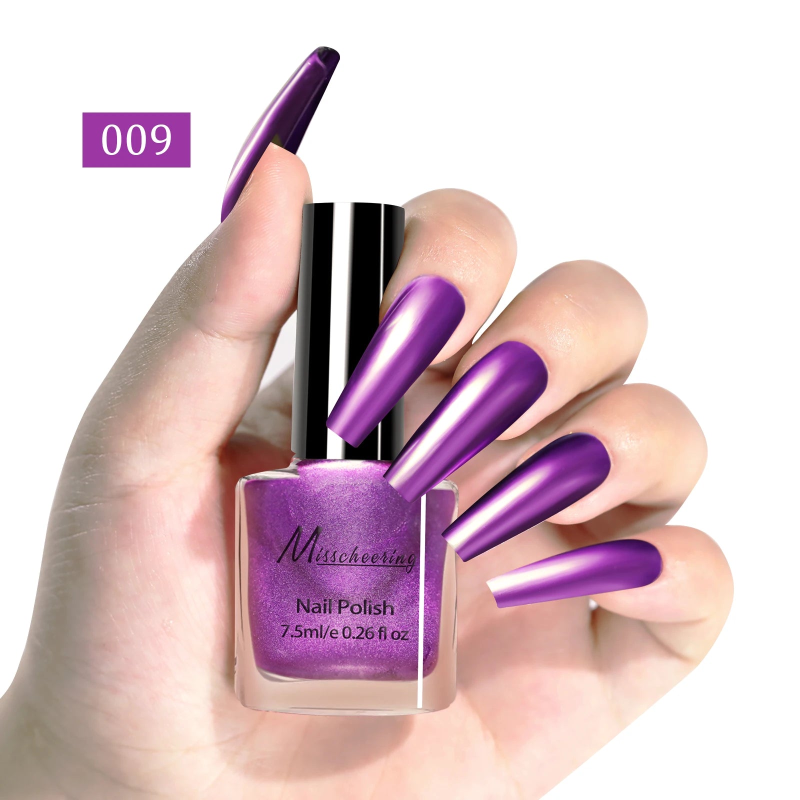 12-Color Mirror Gel Polish Set