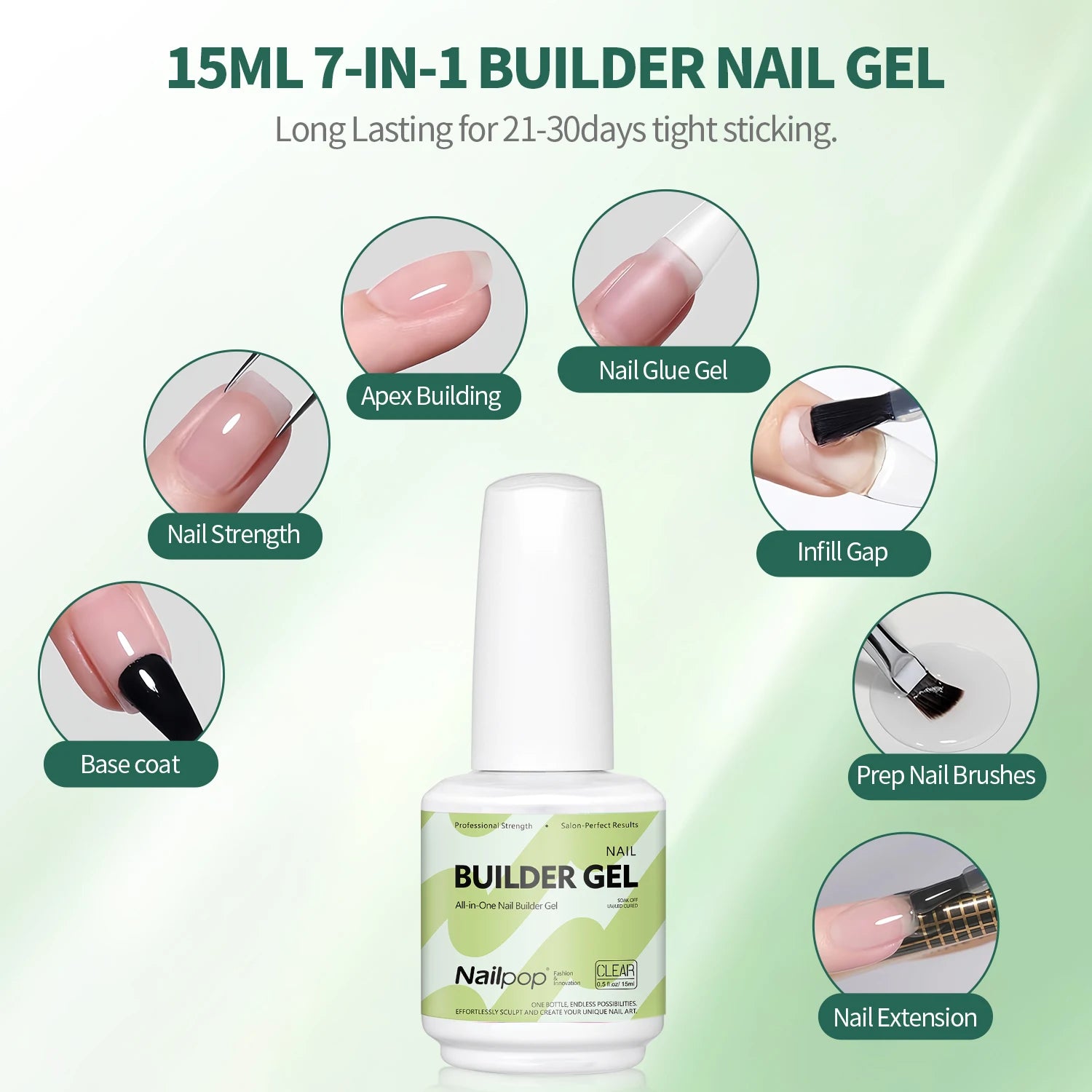 4-Color Builder Nail Gel