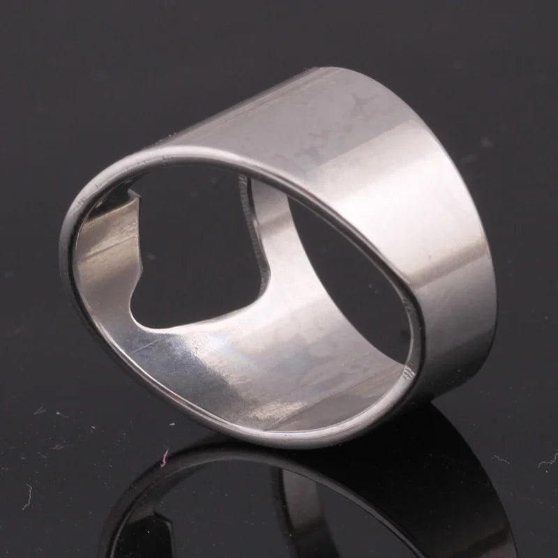 Stainless Steel Ring Bottle Opener