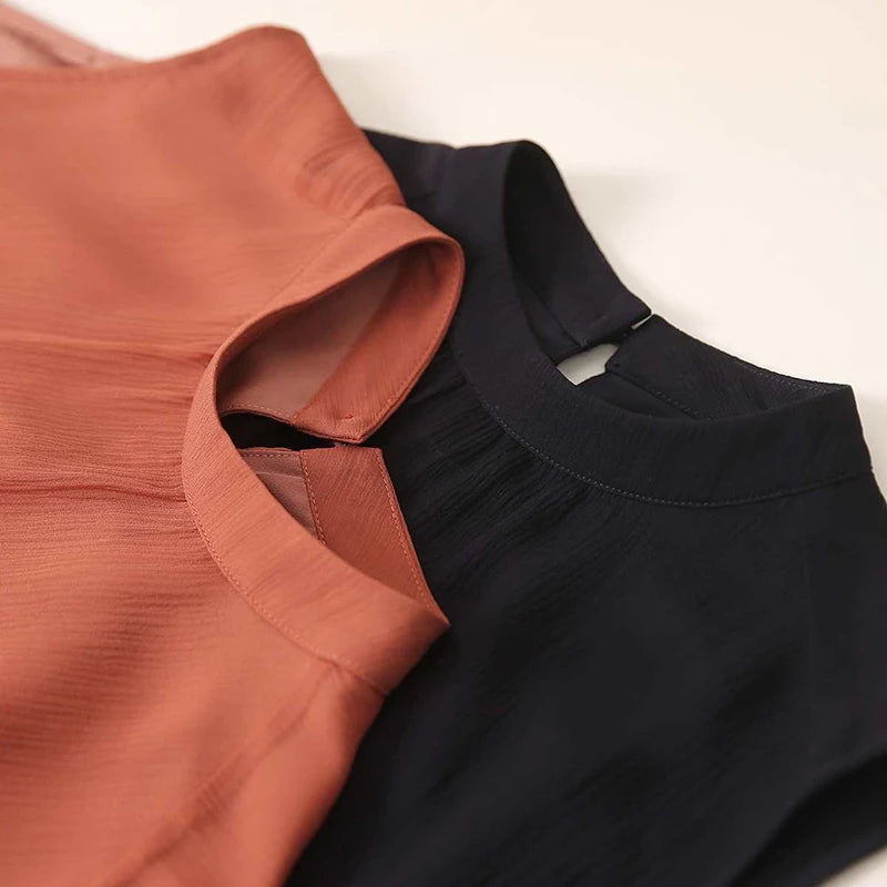 French Style Sleeveless Blouse