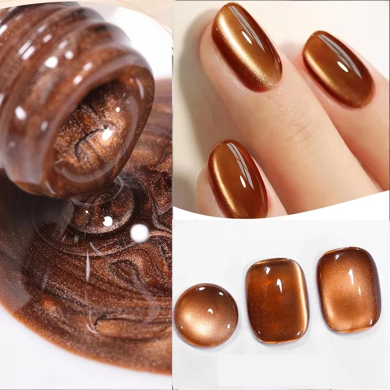 Sparkling Magnetic Cat Eye Gel Polish