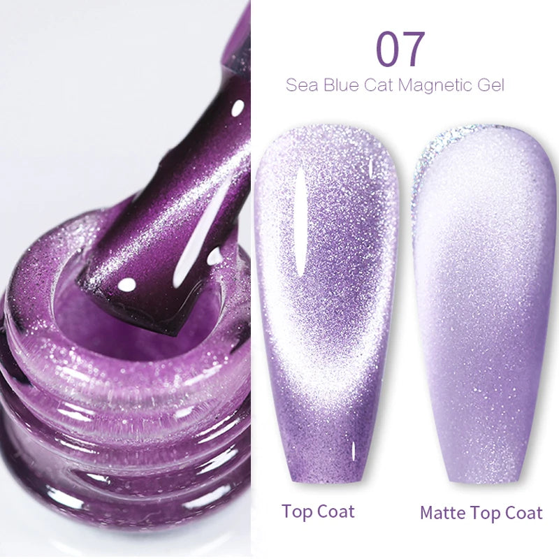 Sparkling Magnetic Cat Eye Gel Polish