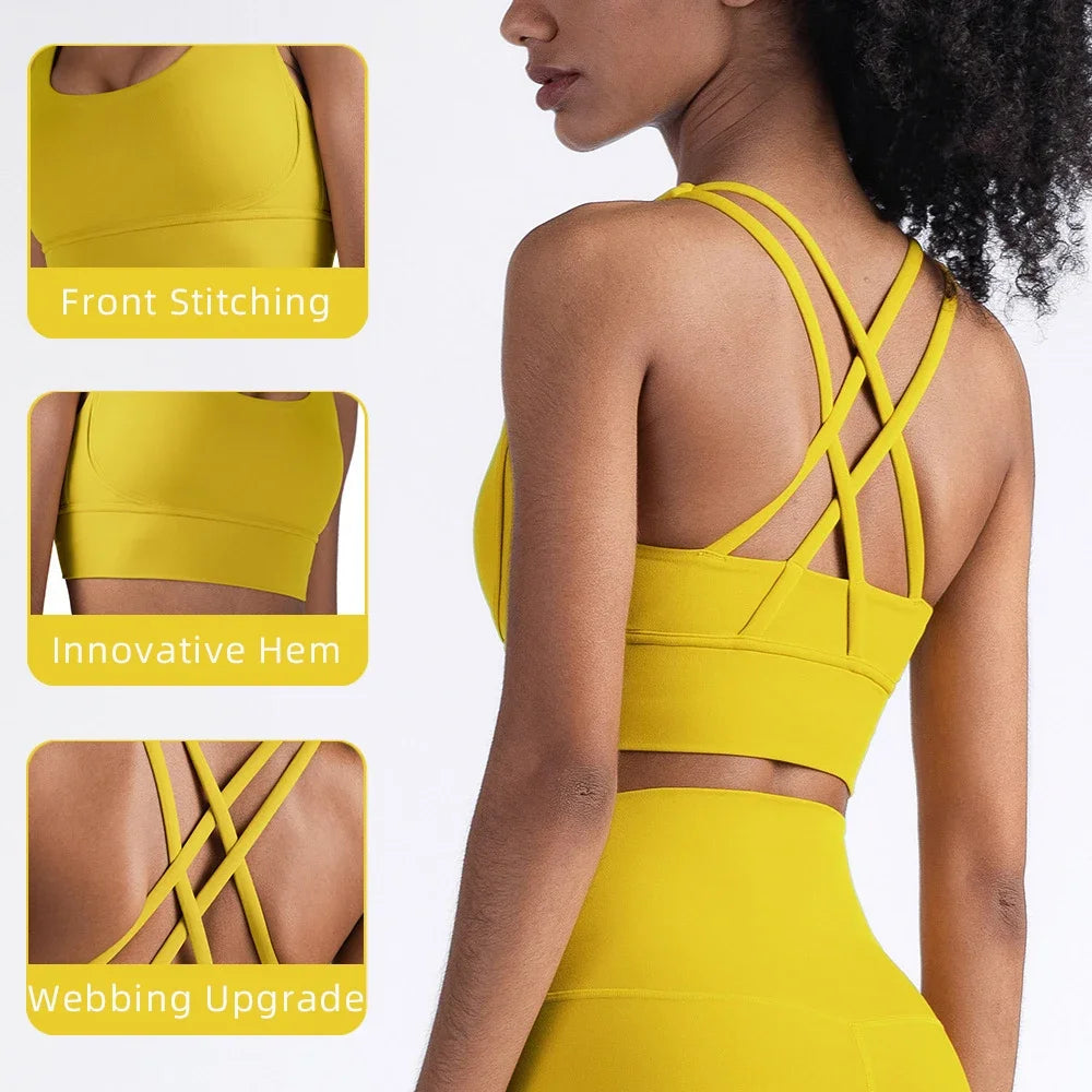 Cross Back Sports Bra