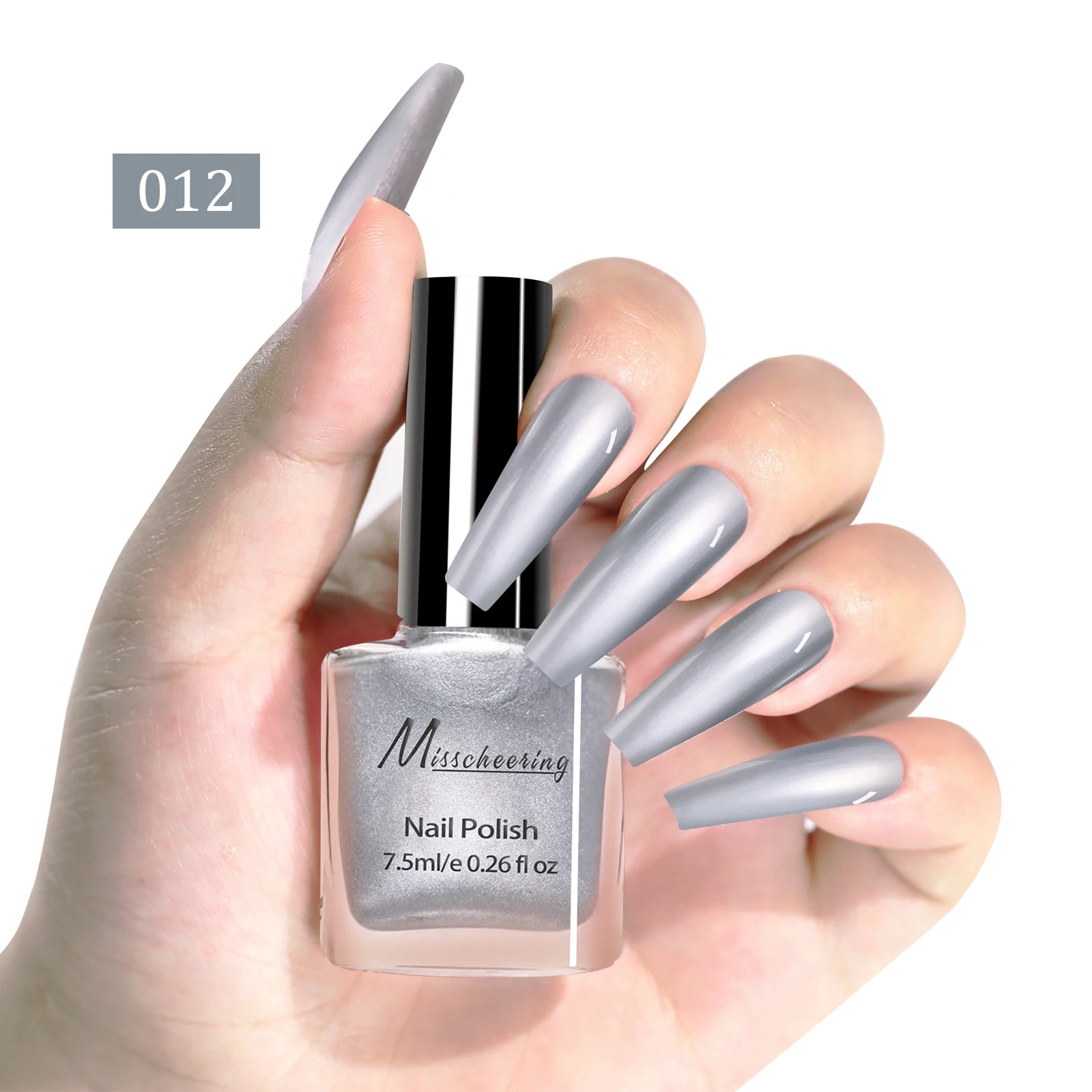 12-Color Mirror Gel Polish Set