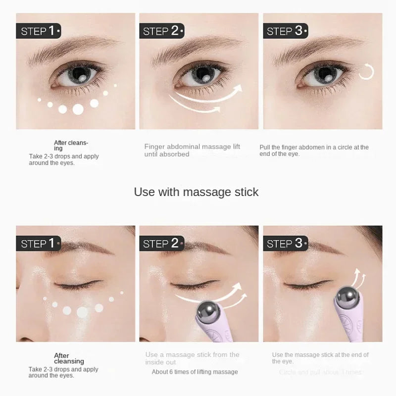Dual-Ended Gentle Eye Massage Roller