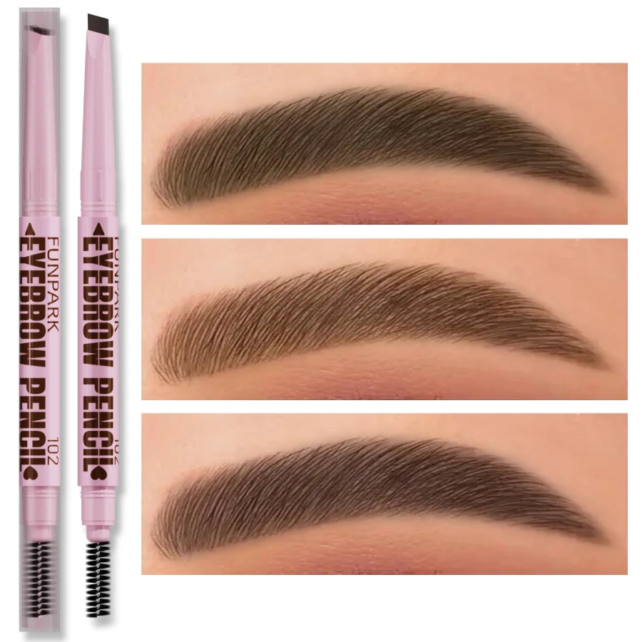 2-in-1 Waterproof Eyebrow Pencil and Tattoo Brus