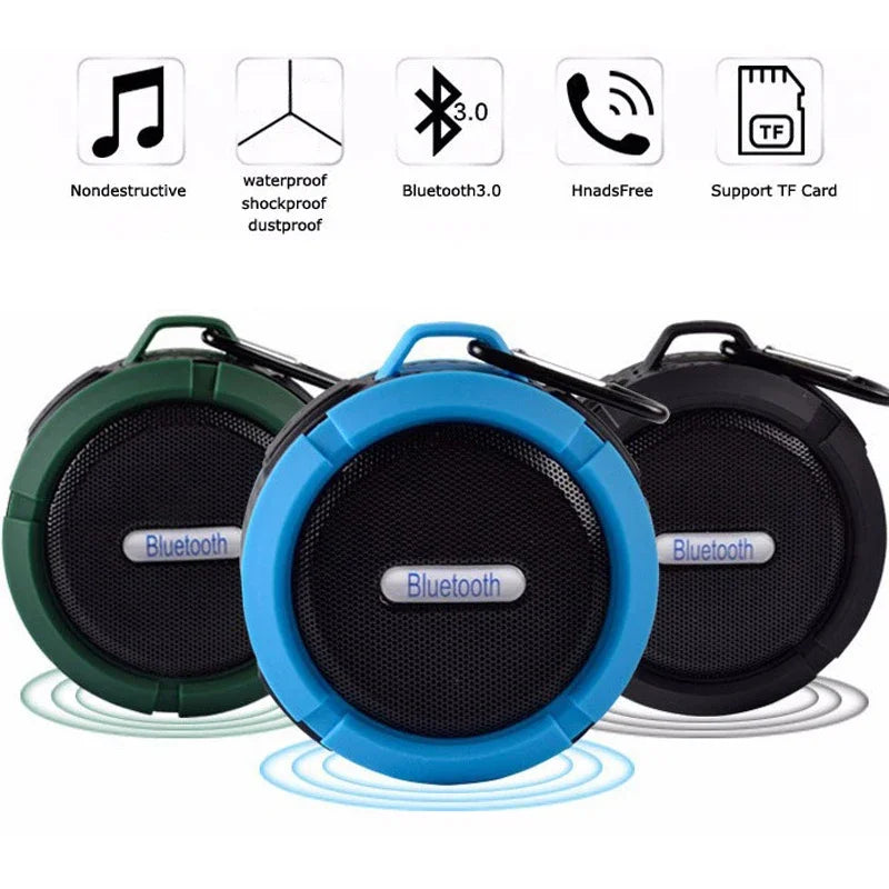 Portable Waterproof Bluetooth Speaker