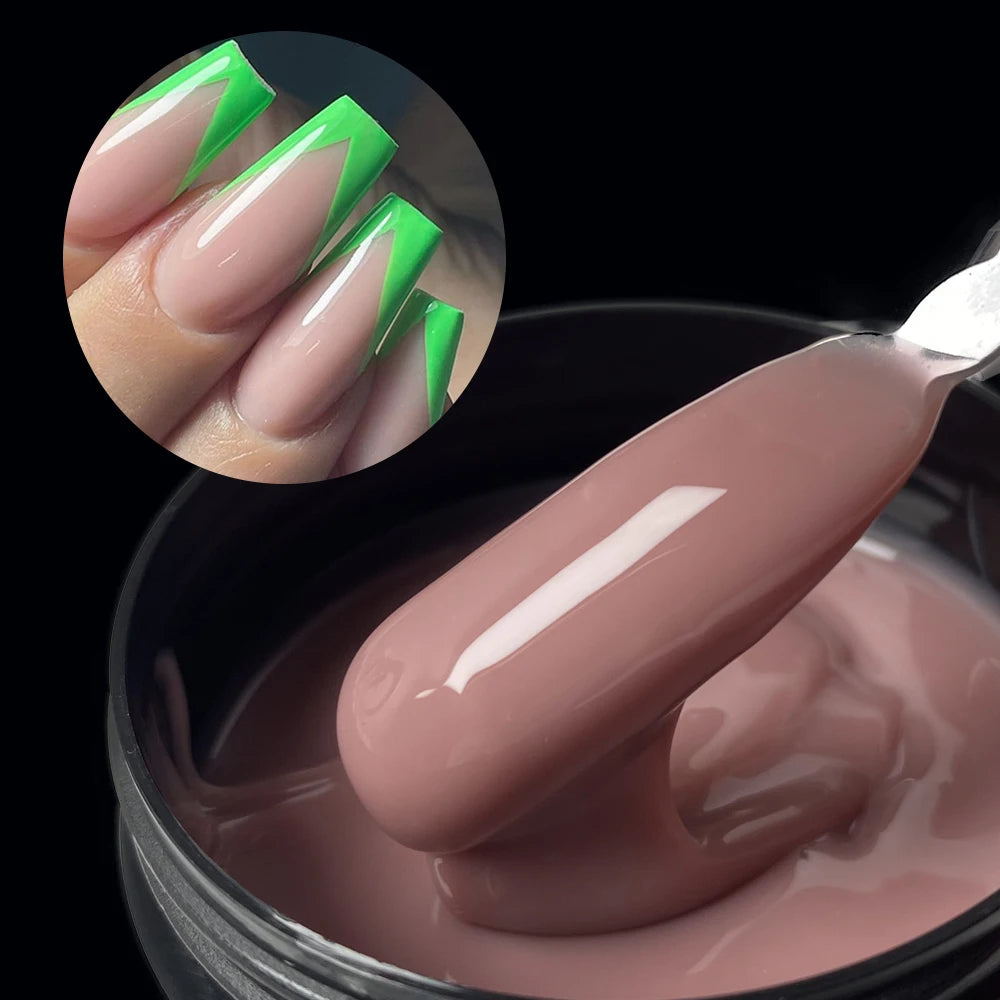 Glitter Milky Hard Builder Gel