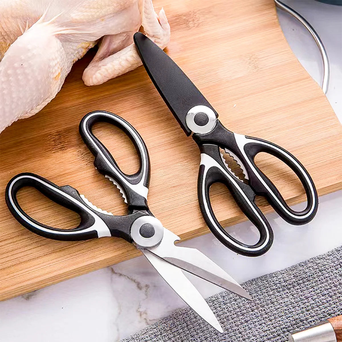 Multifunction Kitchen Scissors Stainless Steel