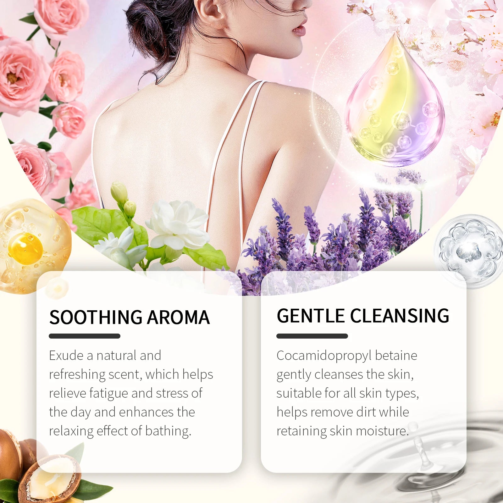 Floral Fragrance Moisturizing Shower Gel