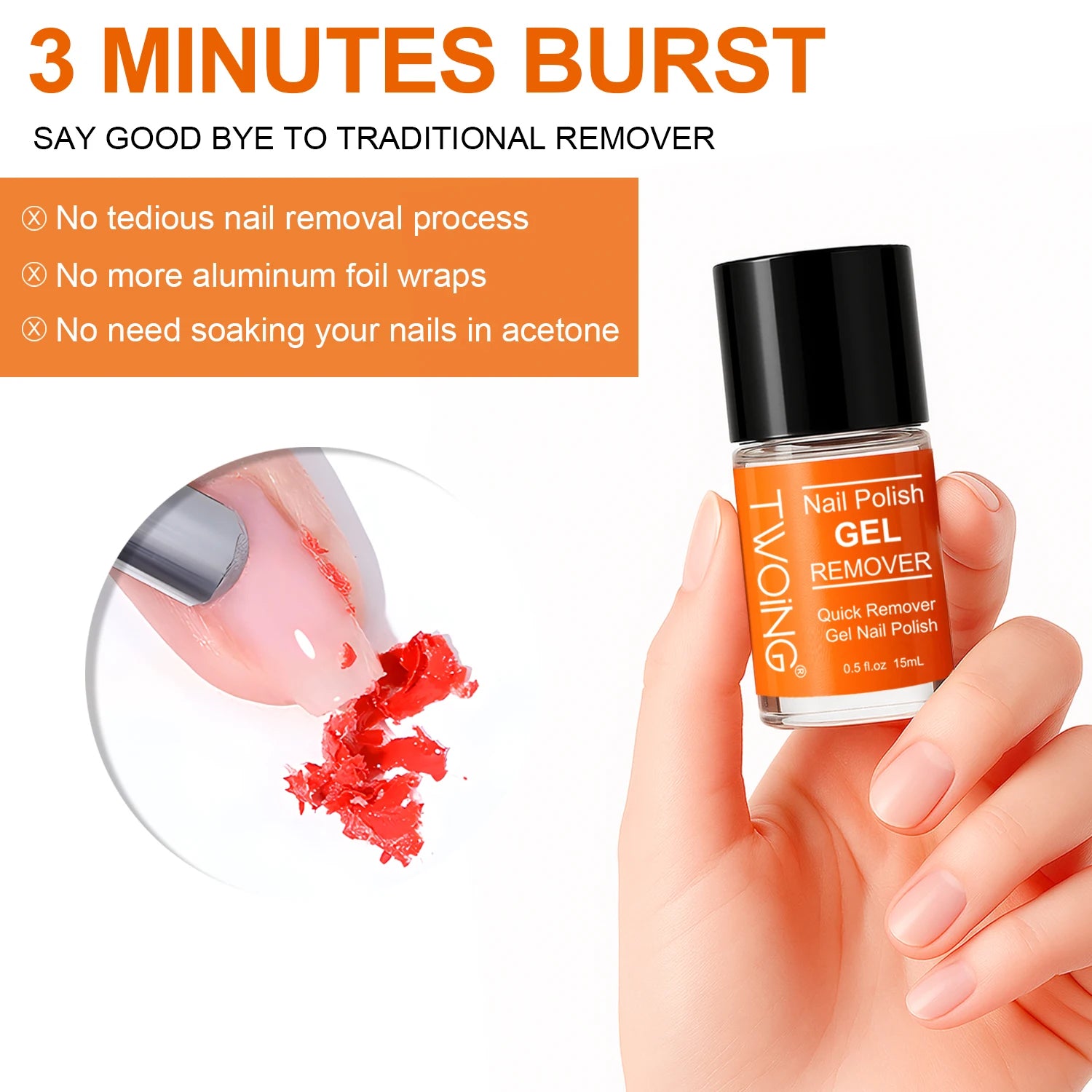 Quick & Easy Nail Gel Polish Remover