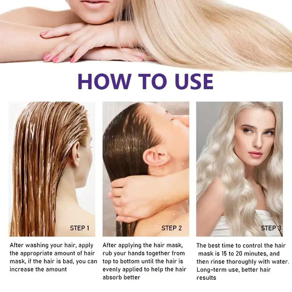 Purple Keratin Biotin Hair Mask