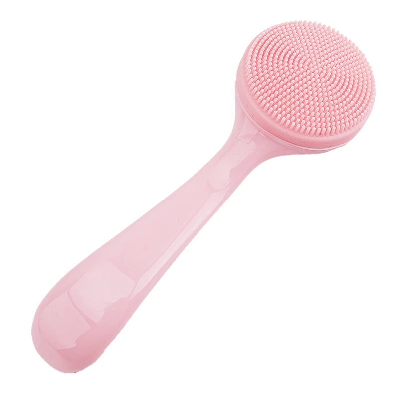 Double-Sided Silicone Facial Cleansing Brush