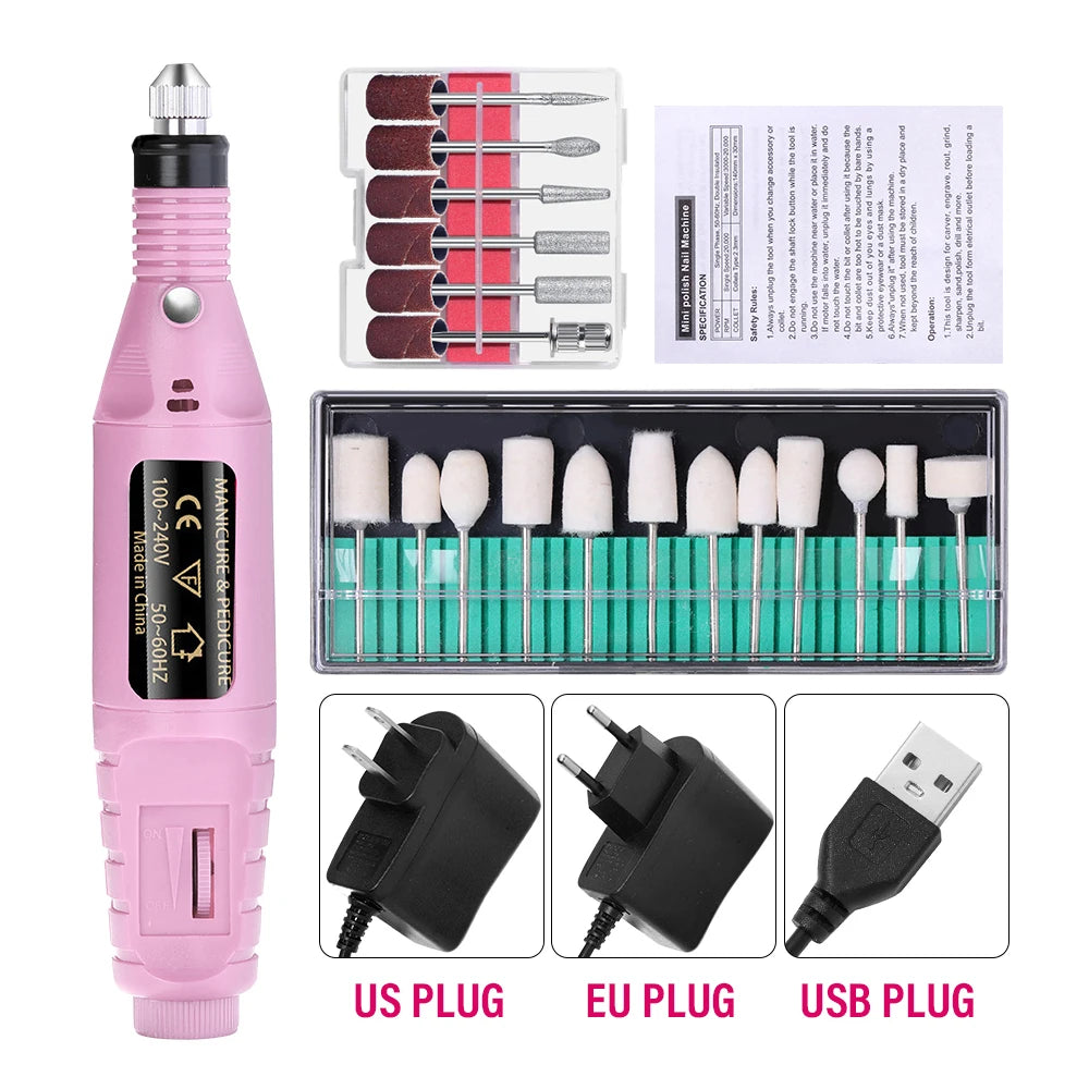 Electric Nail Drill Machine