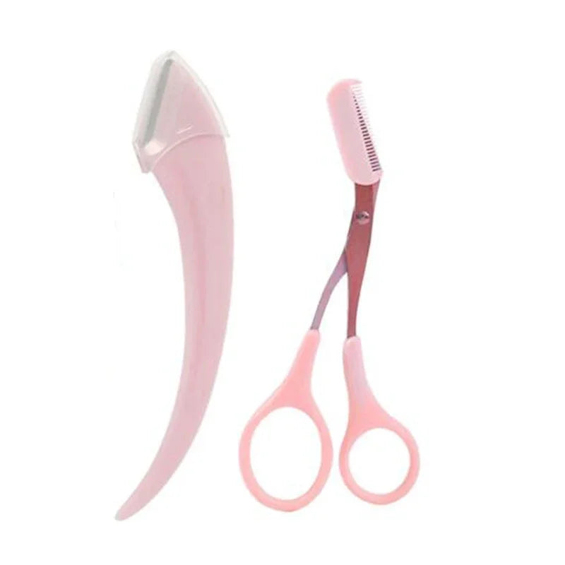 Precision Eyebrow Trimming Razor Set