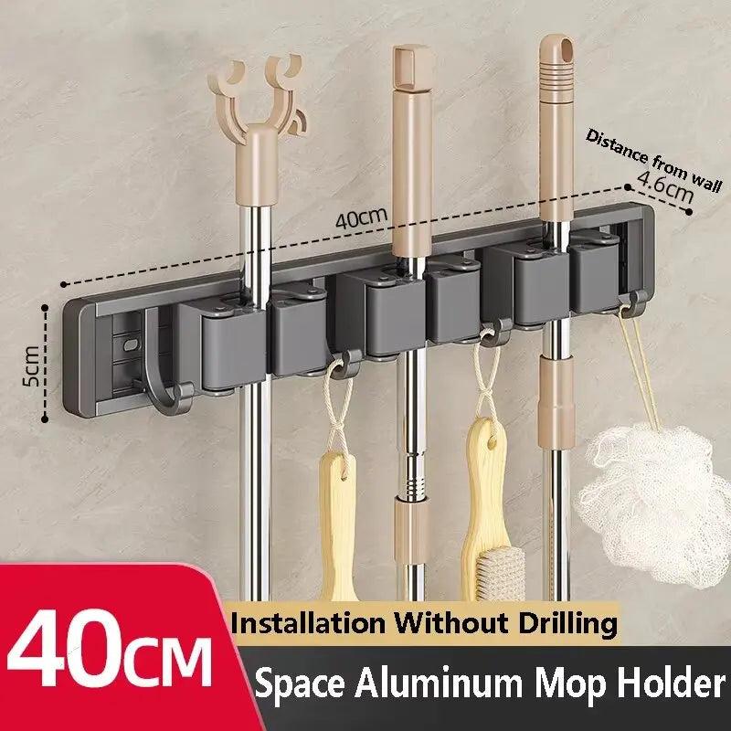 Wall Mounted Mop Broom Holder