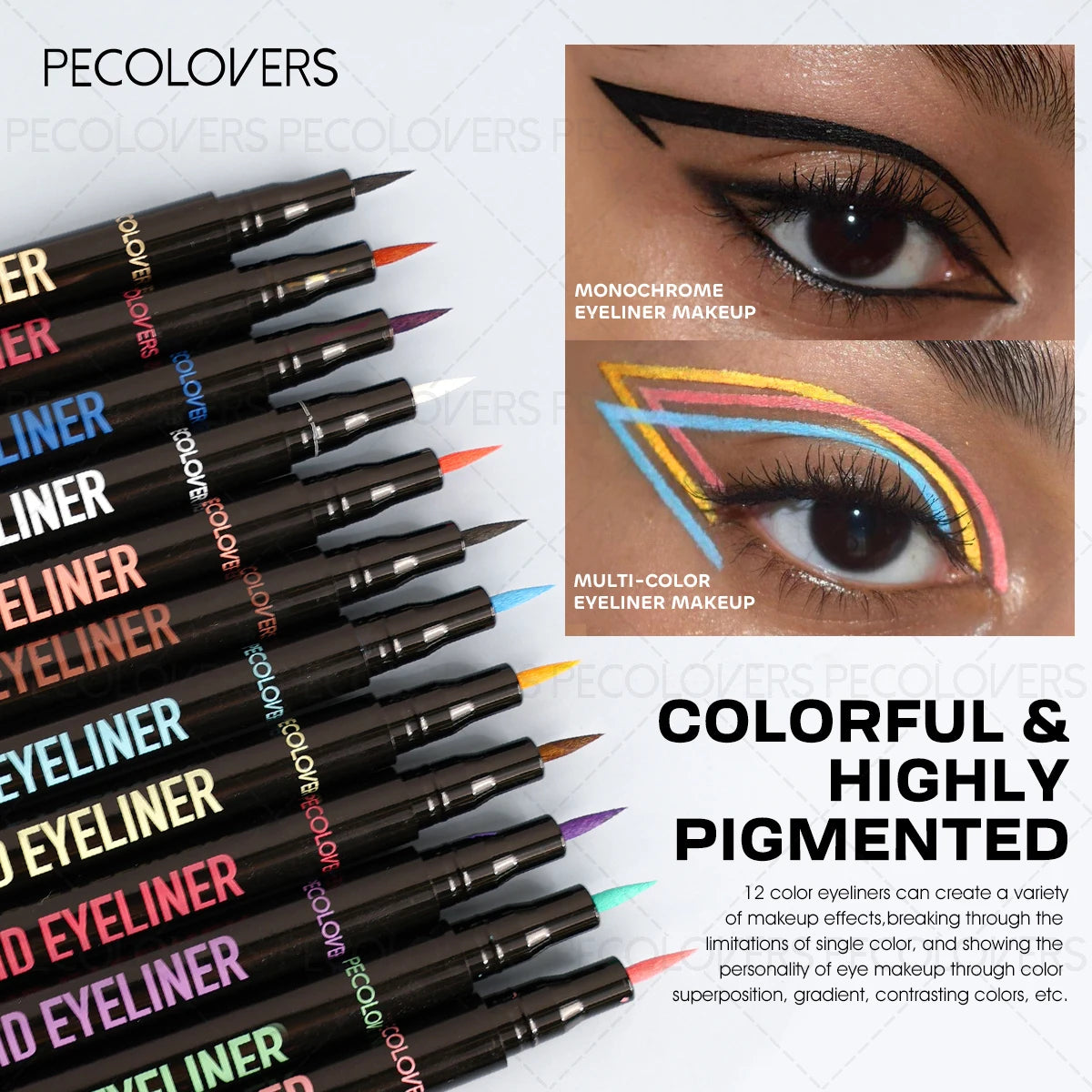 Colorful Matte Liquid Eyeliner Pen