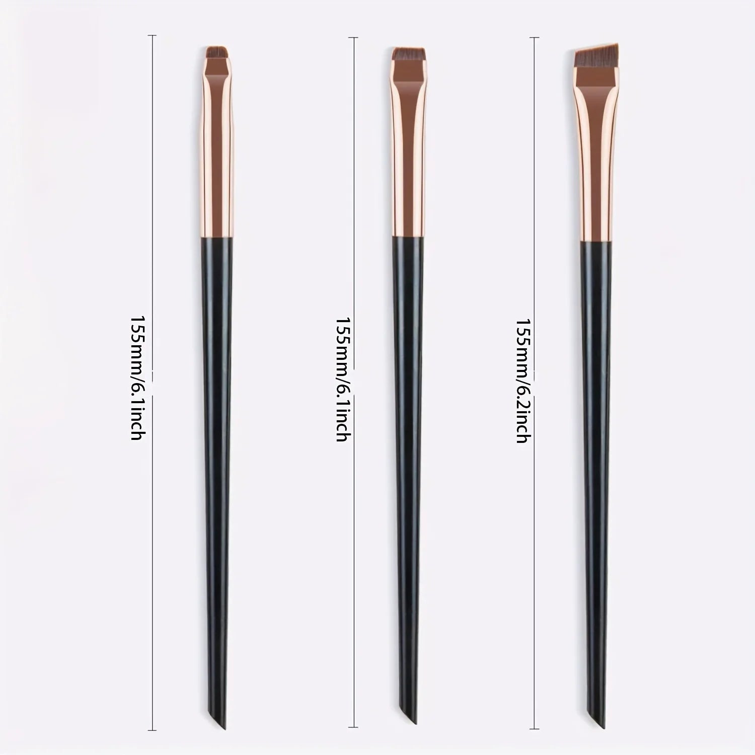 3-Piece Makeup Brush Set