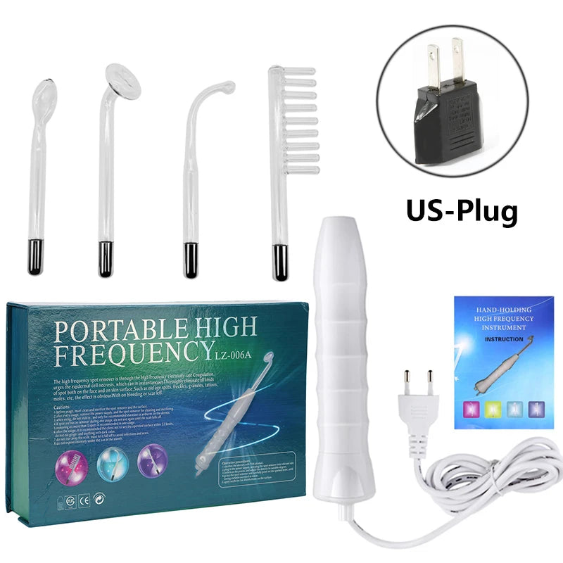 High-Frequency Neon Facial Wand