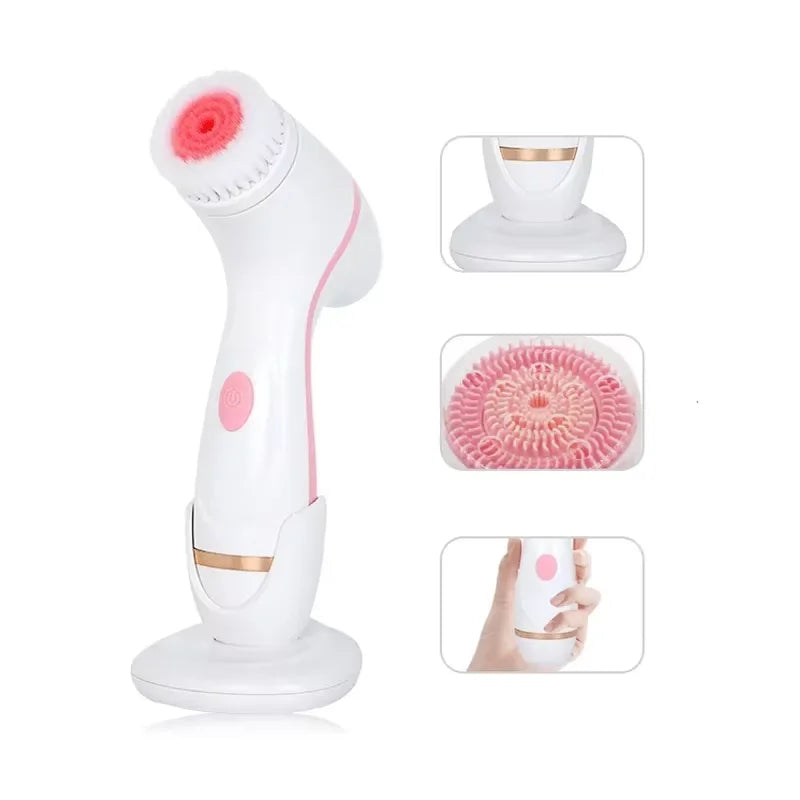 3-in-1 Sonic Facial Cleansing Brush