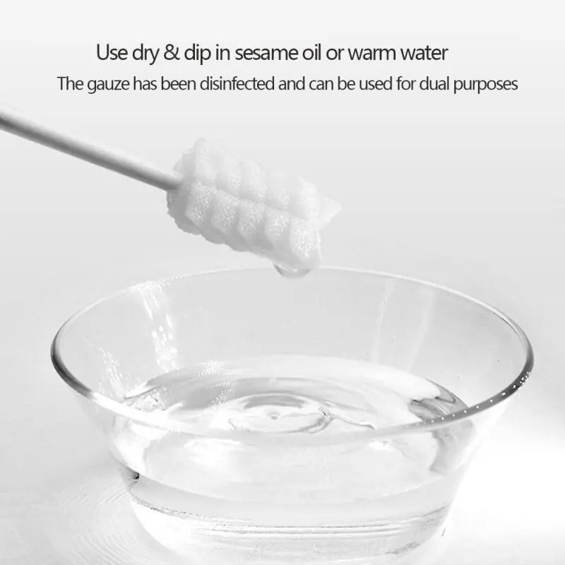 Cotton Swab Mouth and Tongue Cleaner