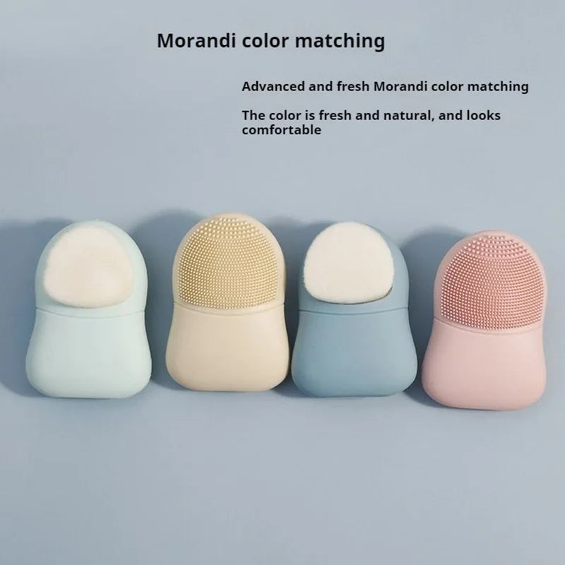 Double-Sided Silicone Facial Cleansing Brush