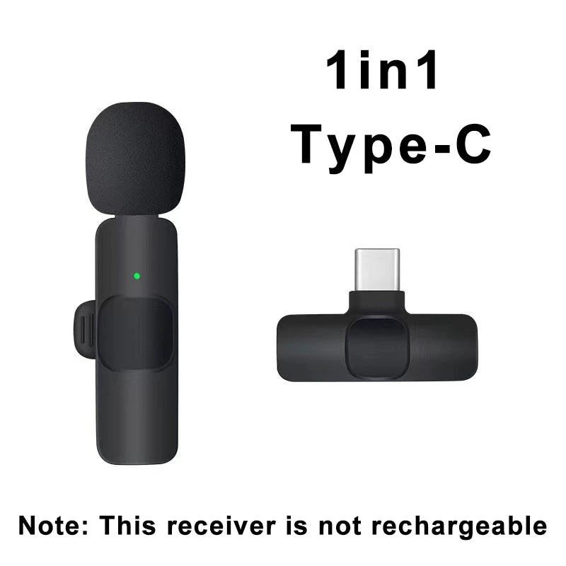Portable Wireless Lavalier Microphone