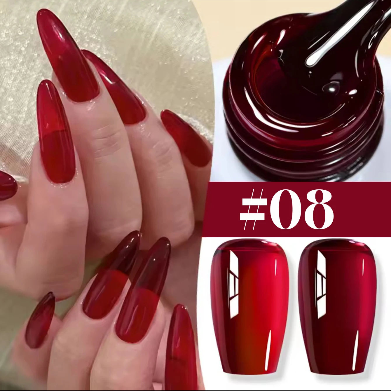 Jelly Nude Translucent Gel Polish Set