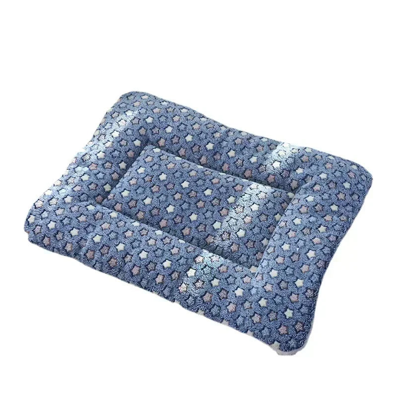 Soft Plush Cat Bed Mats Small Dogs Pet Blanket Cushion