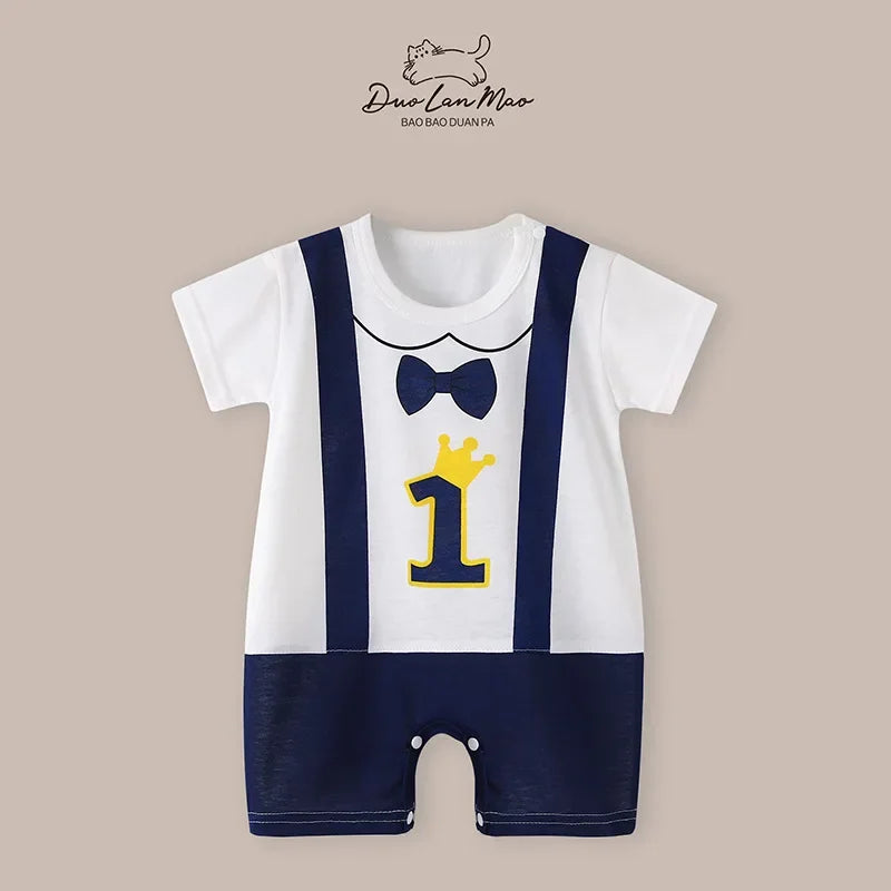 Summer Baby Cartoon Romper