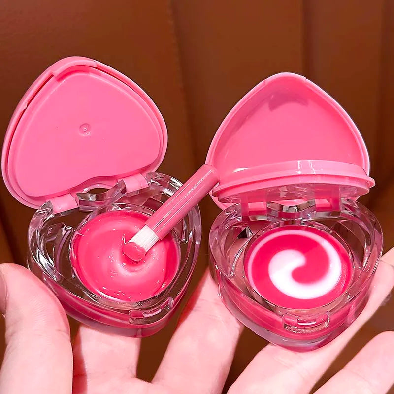 Dual-Color LoveHeart Lip Mask