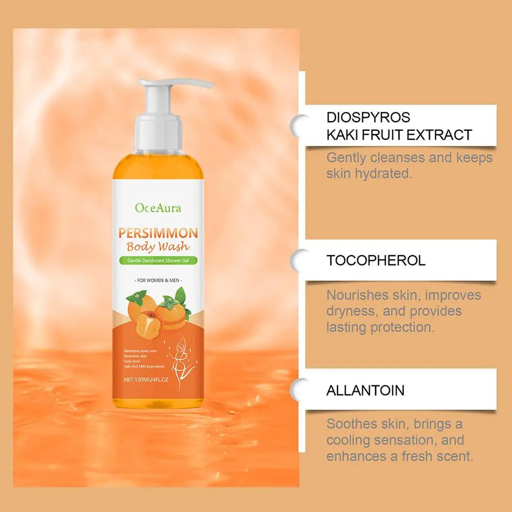 Persimmon Natural Deodorizing Body Wash
